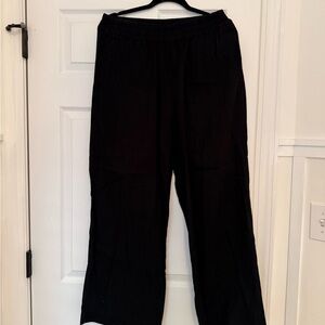 Old Navy Black Elastic Waist Trousers